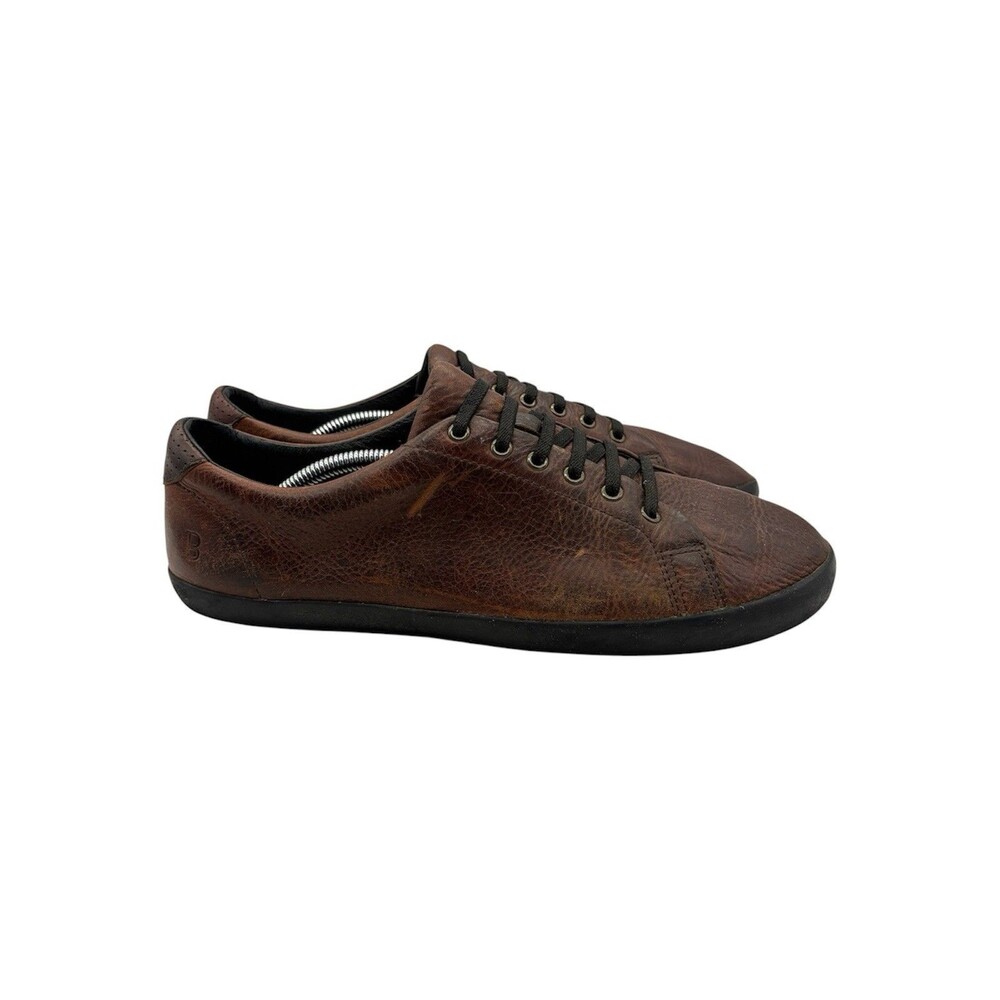 Birchbury Bramfords Sneakers Brown Leather Minimalist Shoes Mens Size 10
